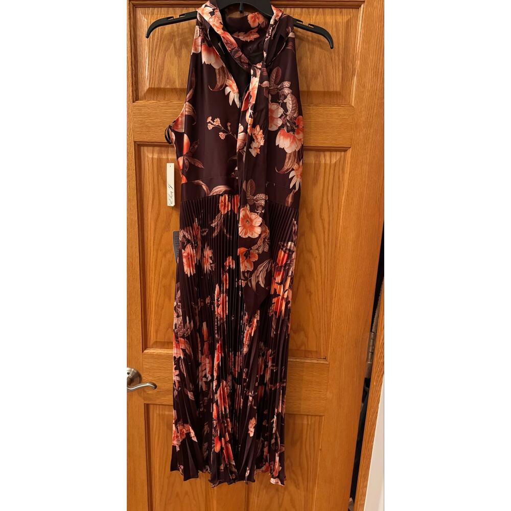 Eliza J Floral Print Sleeveless Midi Dress - Size 12 (see narrative) - Picture 7 of 10